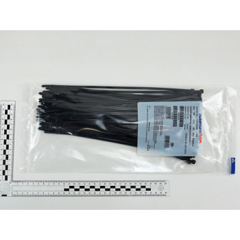 HellermannTyton T50I 111-05256 Δεματικά καλώδια, 305 × 4,6 mm, μαύρα, 100 τεμ.