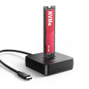 AXAGON ADSA-M2C11L Θήκη M.2-NVMe-SSD, USB-C 10Gbps