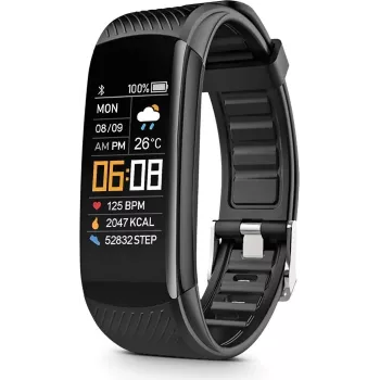 Emporia Fit Basic Activity Tracker μαύρο - Smartwatch (EMP-FIT-BASIC)
