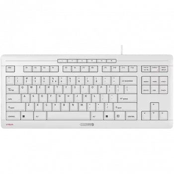 CHERRY STREAM TKL Πληκτρολόγιο Universal USB AZERTY Γαλλικό Λευκό