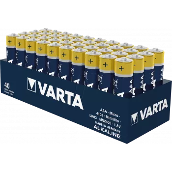 Varta Longlife Power Αλκαλική μπαταρία AAA μίας χρήσης 1,5 V, συσκευασία 40 τεμ.