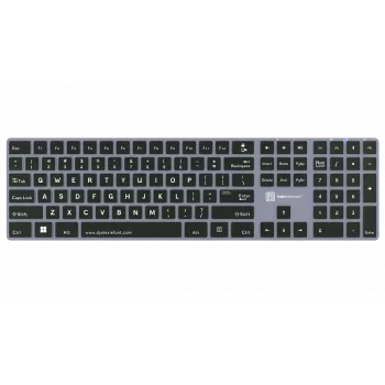Πληκτρολόγιο LogicKeyboard ALBA UK Mac — διάταξη δυσλεξίας LKB-DYSLEX-CWMU-UK, πλήκτρα UK ISO Mac