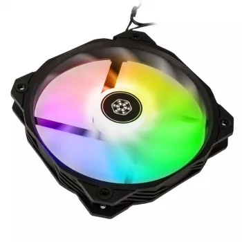 SilverStone SST-AS140B Air Slimmer 140 PWM ανεμιστήρας κουτιού, 140 mm, 1700 rpm, 33 dB, μαύρος