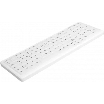 Contour Design Active Key AK-C7000 Πληκτρολόγιο Ιατρικό RF Wireless QWERTZ Γερμανικό λευκό