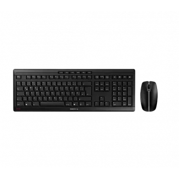 Πληκτρολόγιο και ποντίκι CHERRY Stream Desktop με RF Wireless βελγικό μαύρο