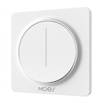 MOES ZS-SY-EUD Zigbee Επιτοίχιος ροοστάτης με αφή, λευκό, απαιτείται ουδέτερος αγωγός