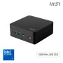 MSI Cubi NUC 1MG-014BEU Barebone, Core 3 100U, Wi-Fi 6E, χωρίς RAM/δίσκο/OS